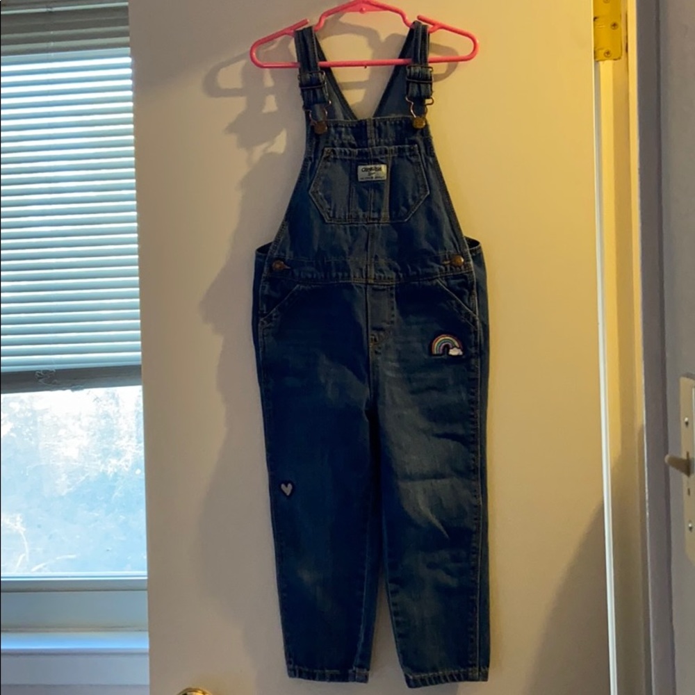 Girls size 4T denim overalls